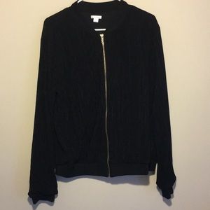 Black Zip-Up Jacket